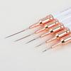 5pcs Nail brush French Stripe Nail Art Line Painting Pen 3D Tips Manicure slim Line Drawing Pen UV Gel Brushes Painting Tools