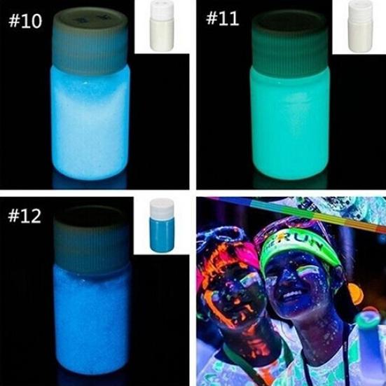 Body Brushwork Luminous Painting Pigment Stage Makeup Glow In Dark Paint Powder