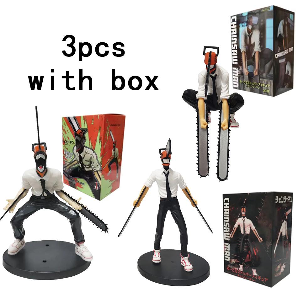 Chainsaw Man Denji 19cm Anime Action Figure Adult Collectible Model Doll Toy Power Figure Denji Figurine