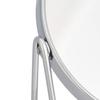 AmazonBasics Round Tabletop Mount Mirror Tabletop Vanity Double Sided Mirror with Square Bamboo Tray Magnification Gold x x cm 1x/5x 19.5 8.5 21.3