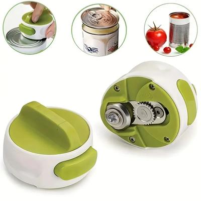 Apriscatole manuale portatile regolabile antiscivolo gadget da cucina facile da aprire apribottiglie per barattoli piccoli utensili