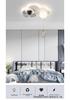 Ultra-Thin Modern Ceiling Fan Chandelier with Light for Living Room & Bedroom