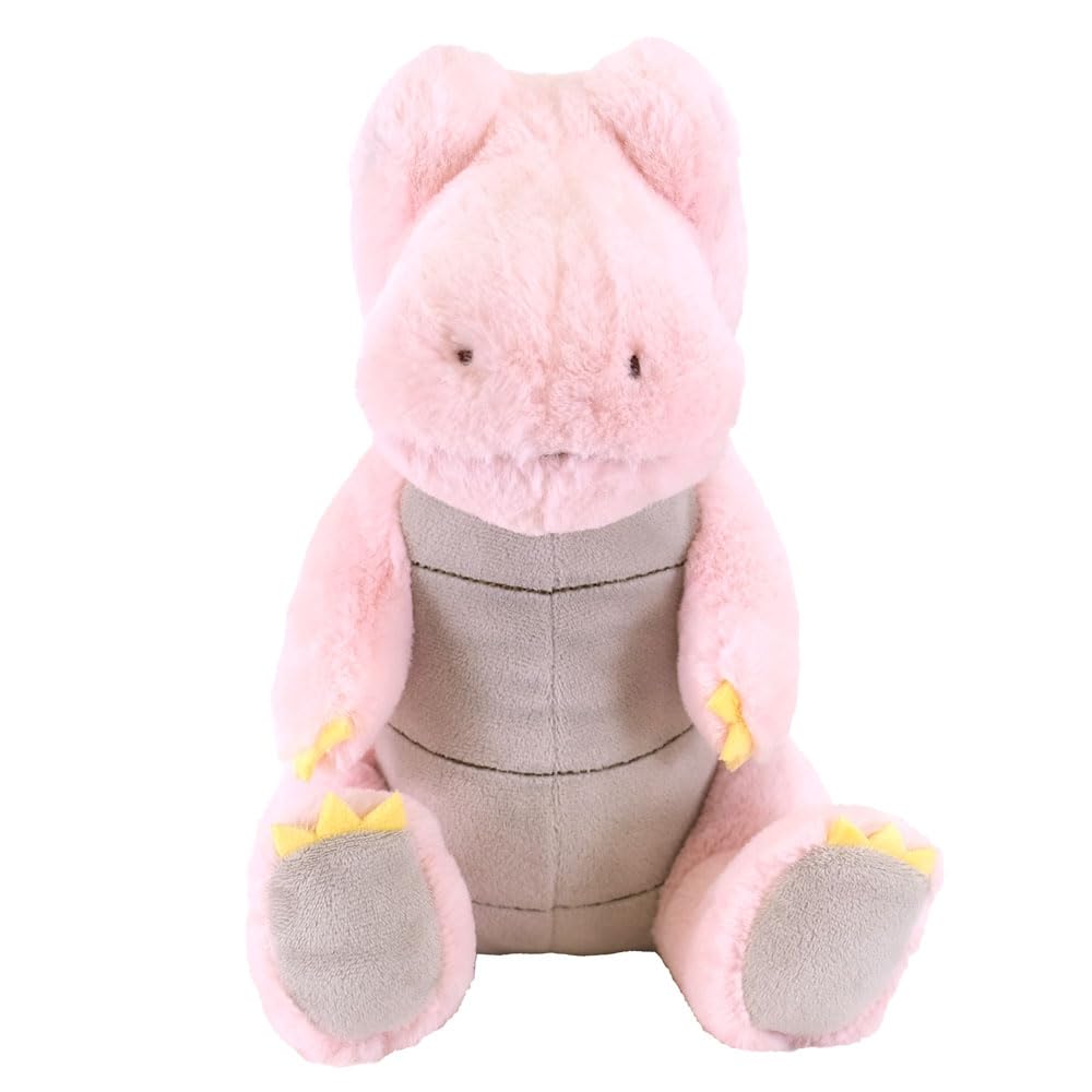 SunLemon Fluffy's Regenbogen Tyrannosaurus Rex Mittel 18x30x25cm Plüsch Dinosaurier, Bunt, Niedlich, Flauschig, Rosa, P-1333