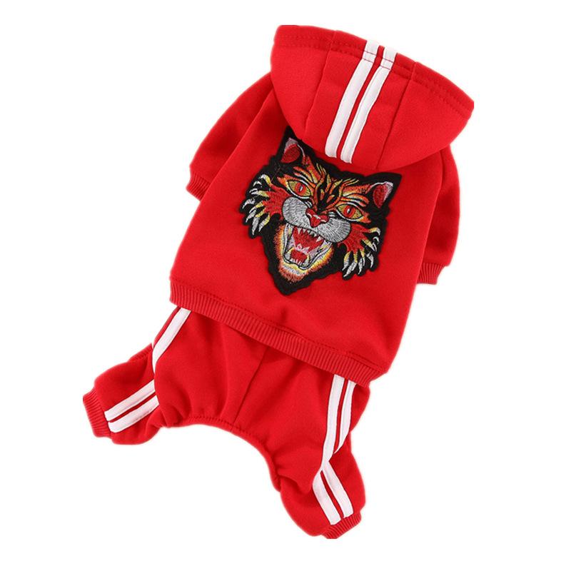 Teddy Dog Clothes Fleece Sweater Pet Clothes Autumn and Winter VIP Bichon Pomeranian Puppy Four-legged Tiger Clothes