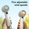 5 Speed Portable Handheld Fan USB Rechargeable 1200mAh Battery for Travel Outdoors Kids