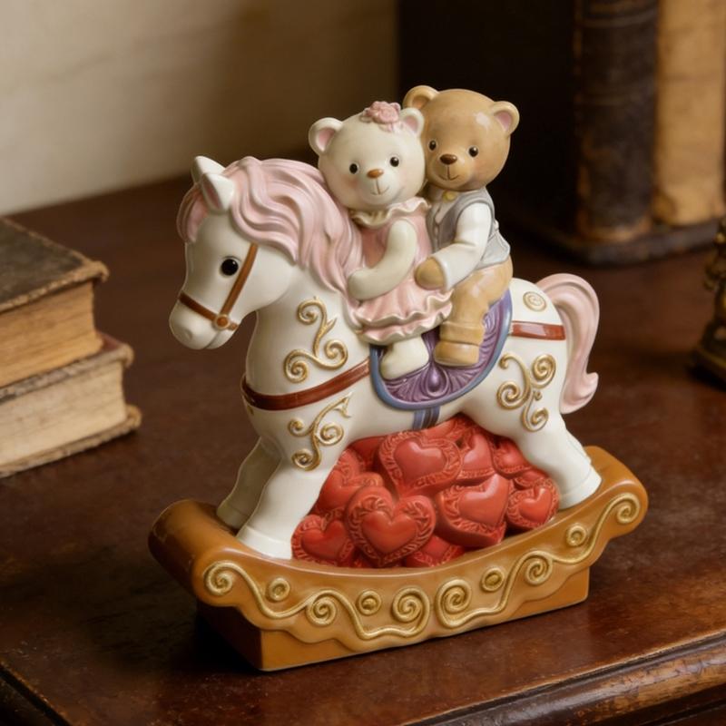 Versatile Bear Rocking Horse Silicone Mold For Baking Candy Making And Creative Crafts Microwave Safe Dessert Mold