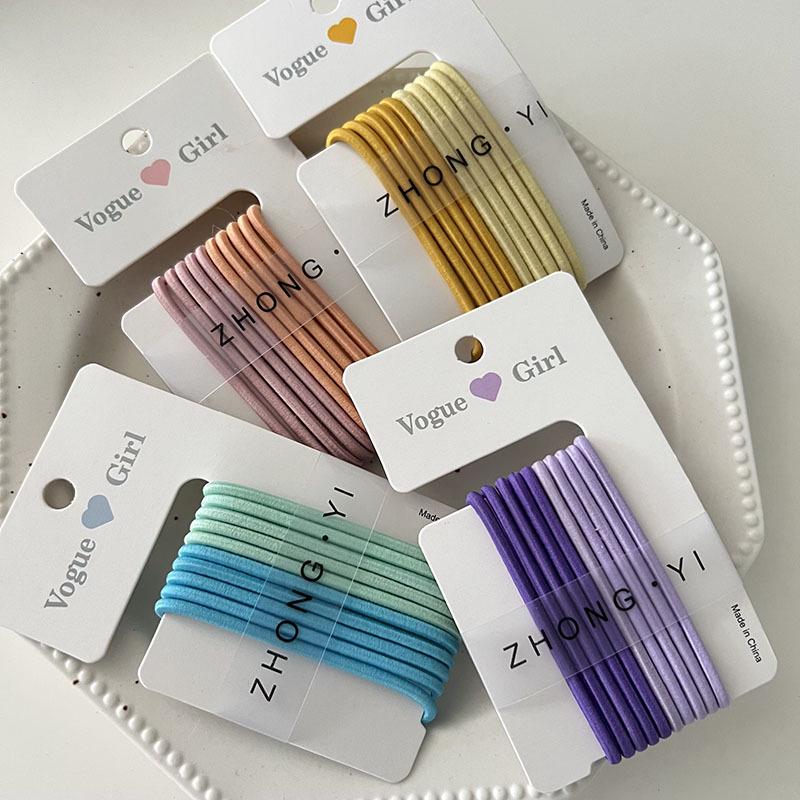 High Elastic Japanese Hair Ties for Women - Adult Style Seamless Ponytail Holders