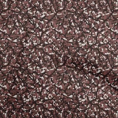 Cotton Flex Brown Fabric Abstract Sewing Material Print Fabric By The Yard 40 Inch