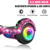 Hoverboard Go Kart Seat, 6.5'' Hoverboard Hoverkart with LED Lights and Bluetooth Speaker, Gyroscooters Go Kart Bundle for Kids and Adult