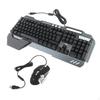 Keyboard Kit Rechargeable, Rainbow Backlit, 3000mAh Large Capacity