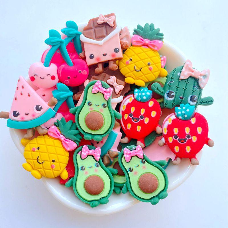 20Pcs Cute Mini Cake Ice Cream Popsicle Flat Back Resin Cabochons Scrapbooking DIY Jewelry Craft Decoration Accessories G31