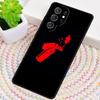 Red Doodles Aesthetics TPU Phone Case For Samsung Galaxy note 10 pro S26 S25 S24 S23 S22 Ultra Plus S21 FE S20 Shockproof Cover