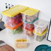 Refrigerator Storage Box, Transparent Freezer Plastic Fruit and Vegetable Preservation Storage Box, Sealed Jar Preservation Storage Box