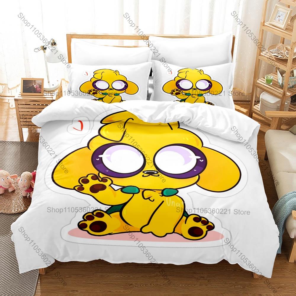 Personality Popular Spanish Gamer Mikecrack Bedding Set New Printed Duvet Cover Set Soft Microfiber Bed Linen for Fans Bedroom