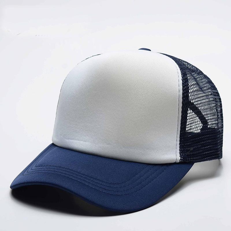 Truck cap Sponge mesh Solid color duckbill cap Sunscreen breathable sun hat