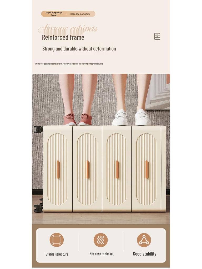 Multi-functional Kids' Storage Cabinet and Bedside Table
