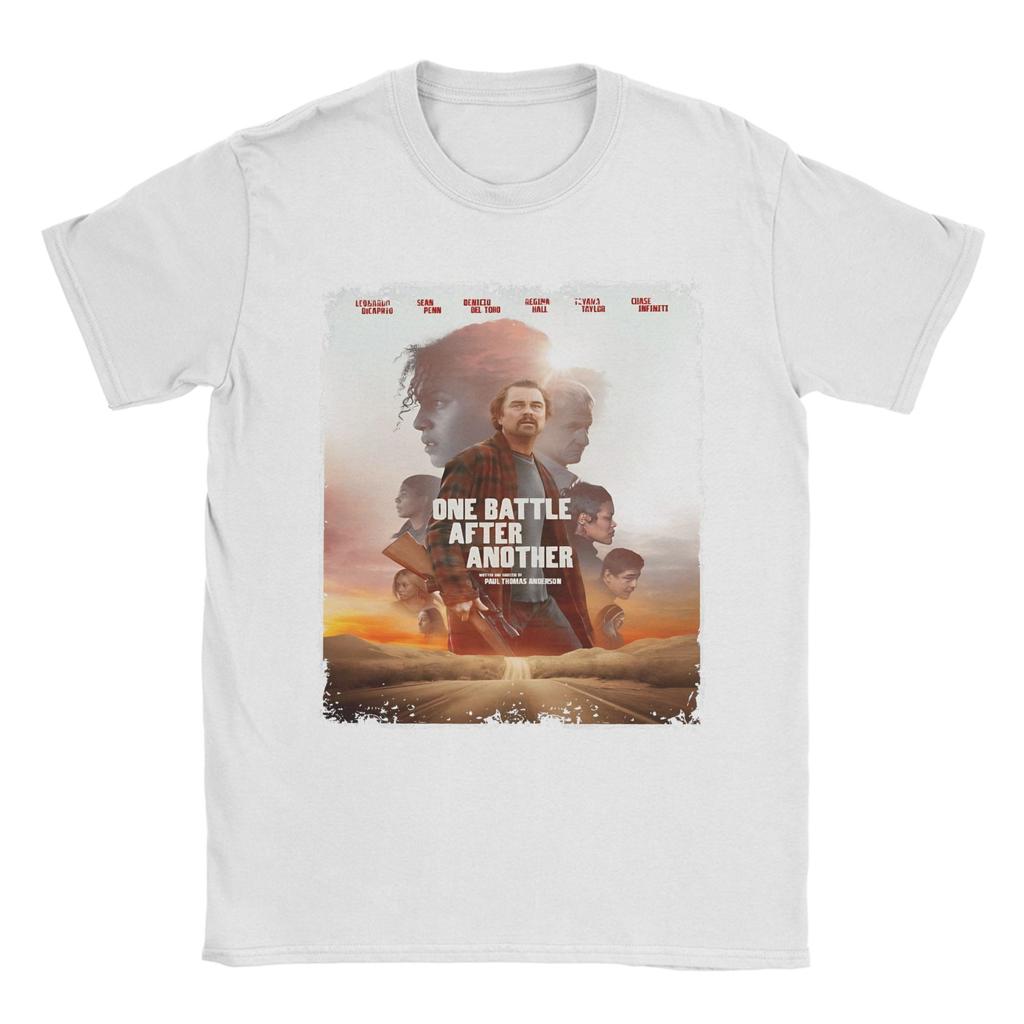 One Battle After Another T Shirt Summer Hipster T-Shirts Man Cotton O-Neck Plus Size Tees Short-Sleeve Y2K Basic Tshirt