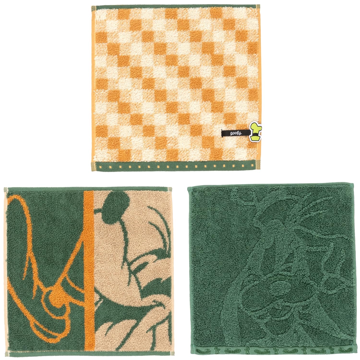 

Towel Laboratory Disney Mini Fast Low Gift [Disney Character] #modern Towels, Goofy, 3-Piece Set, Fluffy, Absorbency, 100% Cotton, Shedding,