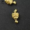 Copper Gold Lions Head Bell Small Ornaments Desk Feng Shui Decorations Retro Brass Keychain Pendants Car Decoration Accessories