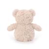 Aprikosenfarbenes Lammcreme Kaffee Bär Plüschtier für Kinder, Weicher und niedlicher flauschiger Creme Kaffee Bär für Mädchen und Jungen, 22cm