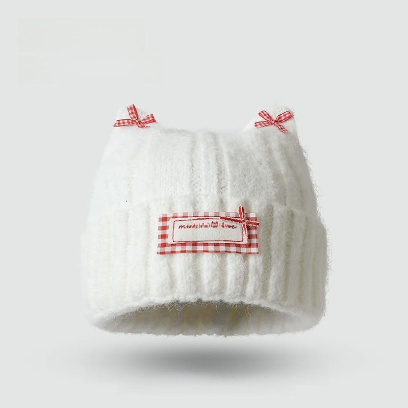Knit Hat For Women Autumn Winter Acrylic Warm Windproof Cozy Sweater Style For Casual Outdoors