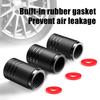 4 Stück Epoxid-Logo Amerikanische Flagge Luftdüsenabdeckung Auto Reifen Aluminiumlegierung Farbe Drei-Schlitz-Ventilkappe