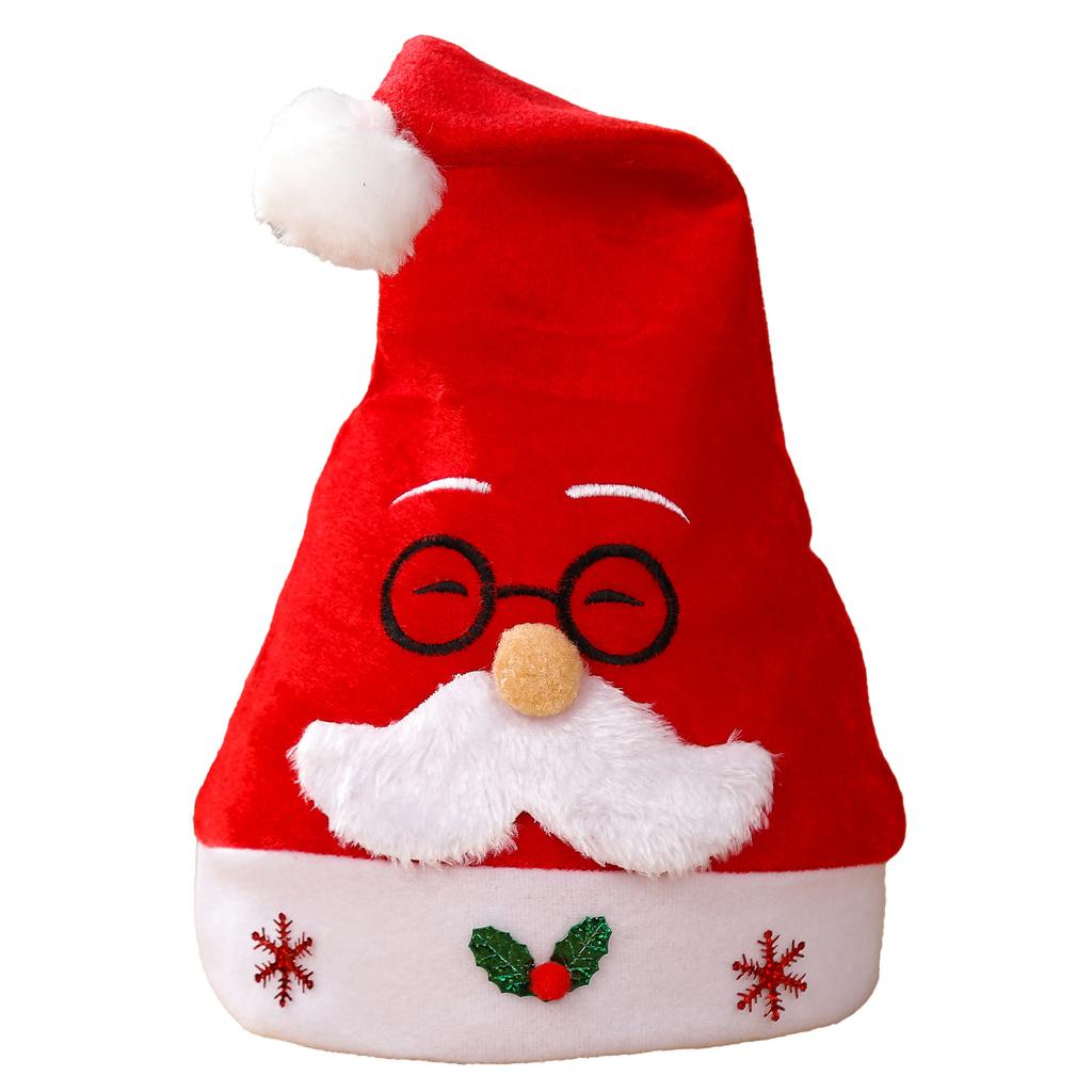 Christmas Decorations Christmas Hat Santa Claus Lamp Non-woven Hat Christmas Gift