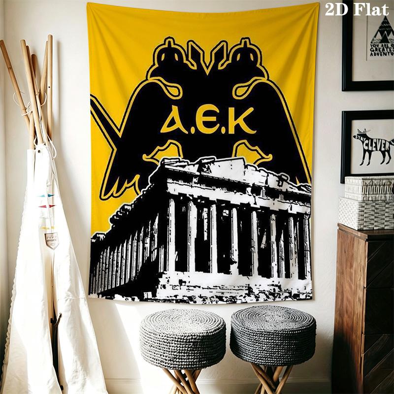 Athens Print Pattern Home Decor Tapestry, Wall Hanging, Decorative RV Wall Cloth.ZGT0914416