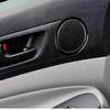 for 12-15 Toyota Tacoma interior modified piano black front door horn ring decoration sticker
