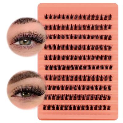 160 Rows Cluster Lashes Fake Eyelashes Cluster Natural Eyelash Extension 3D Russia Strip Individual Eyelashes Cluster