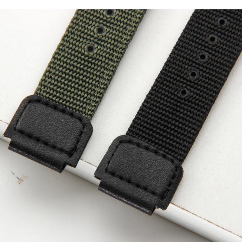 18mm Płócienny Nylonowy Pasek Sportowy do Zegarka dla Casio SHOCK W800H Męski dla AE-1200WH/SGW-300/AQ-S810W/F91W Wypukły Męski Damski Bransoleta