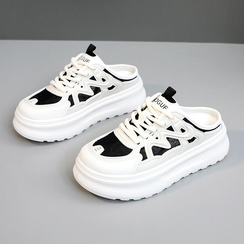 

[Customized] KT2662 small white shoes trendy shoes women s spring and summer women s shoes versatile student flat casual mesh shoes 40