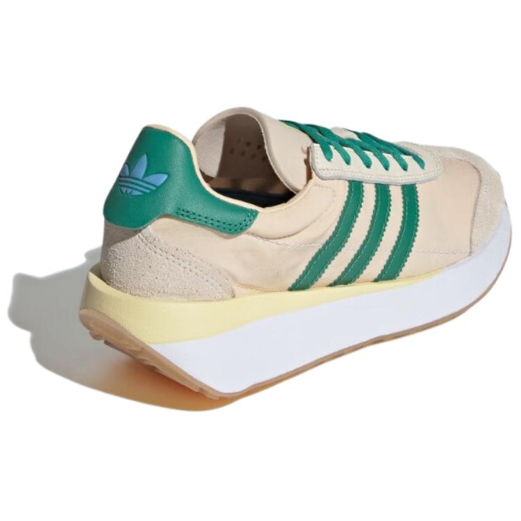 Adidas Originals Country Xlg Retro Classic Slip Resistant Durable Low Top Lifestyle Sneakers Women sneakers Light-Green White ID8335