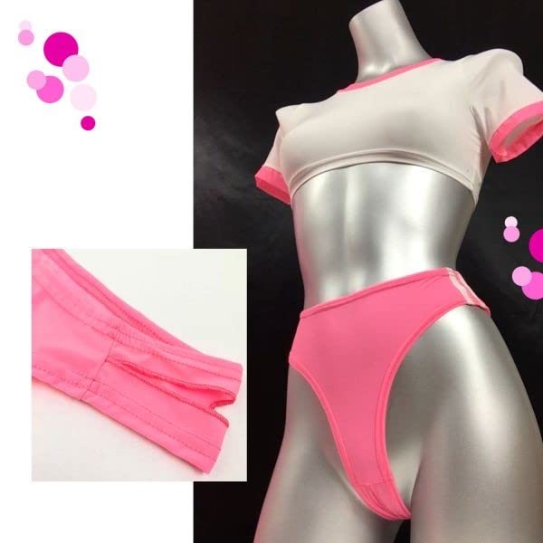 Cosplay Sexy Gym Uniform Perforated Bloomers Open Crotch Red [komanakomi]