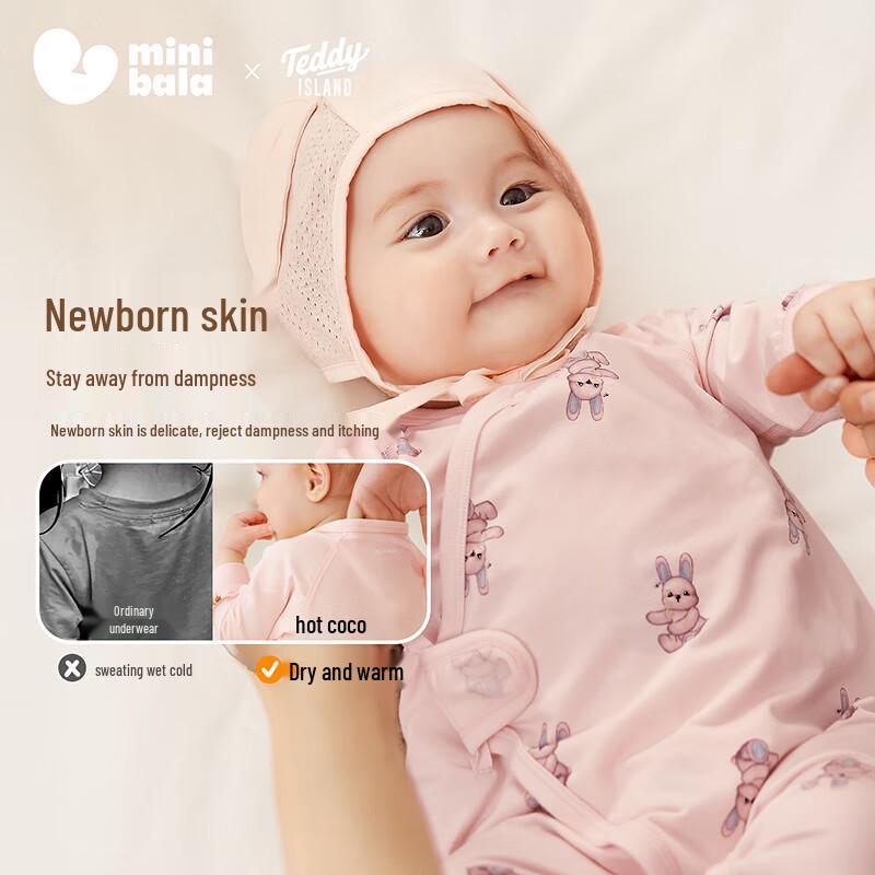 

Mini Balabala Teddy Bear Co-branded Baby Bodysuit 66