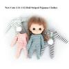 Doll Accessories Doll Striped Pajamas 1/111/12 Doll Clothes Doll Sleep Clothes New Cute Clothes