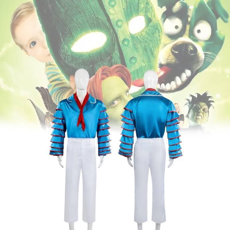 Disfraz Cosplay de La Máscara con Poliéster Spandex para Halloween y Actuaciones en Escenario