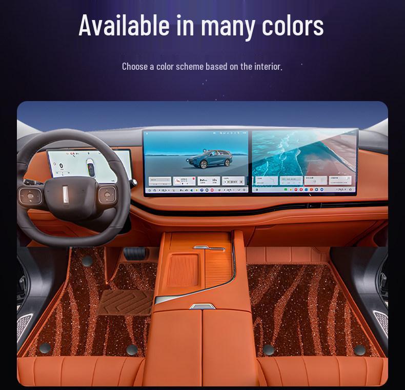 Fully Enclosed Floor and Trunk Mats for WEY Blue Mountain (Model Years 23-26) - Car Modification Accessories