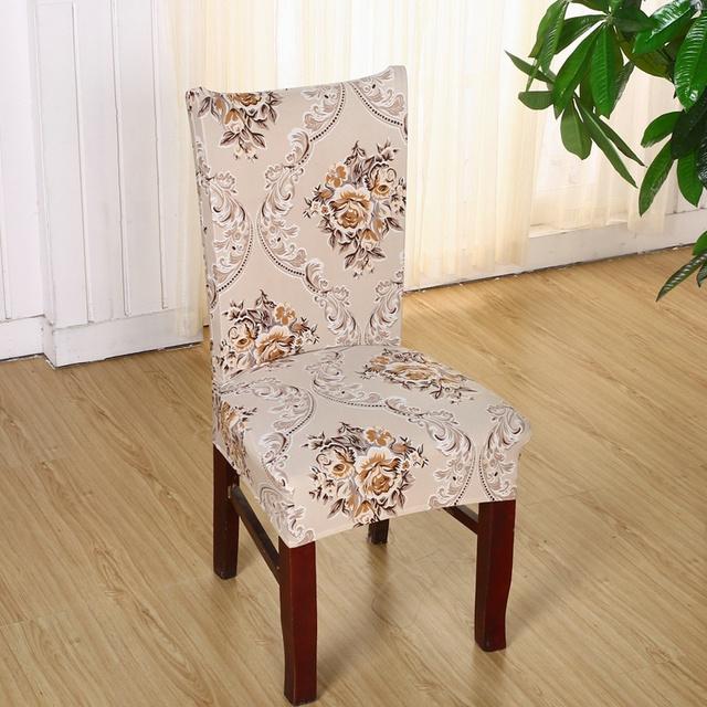 Elastic Chair Slipcover Case Stretch Chair Covers For Wedding Hotel Banquet Dining Room Spandex Dining Chair Cover