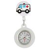 Retractable Clip Hang Clock Silicone Pocket Watches Wholesale FOB Pocket Watches  Unisex