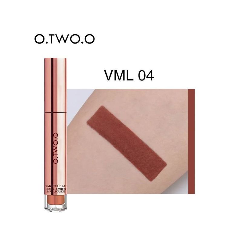 O.TWO.O - Matte Velvet Lip Gloss - 4 COLORS