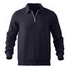 Men's Loose Casual  Long-sleeved Lapel Zip-up Hoodie