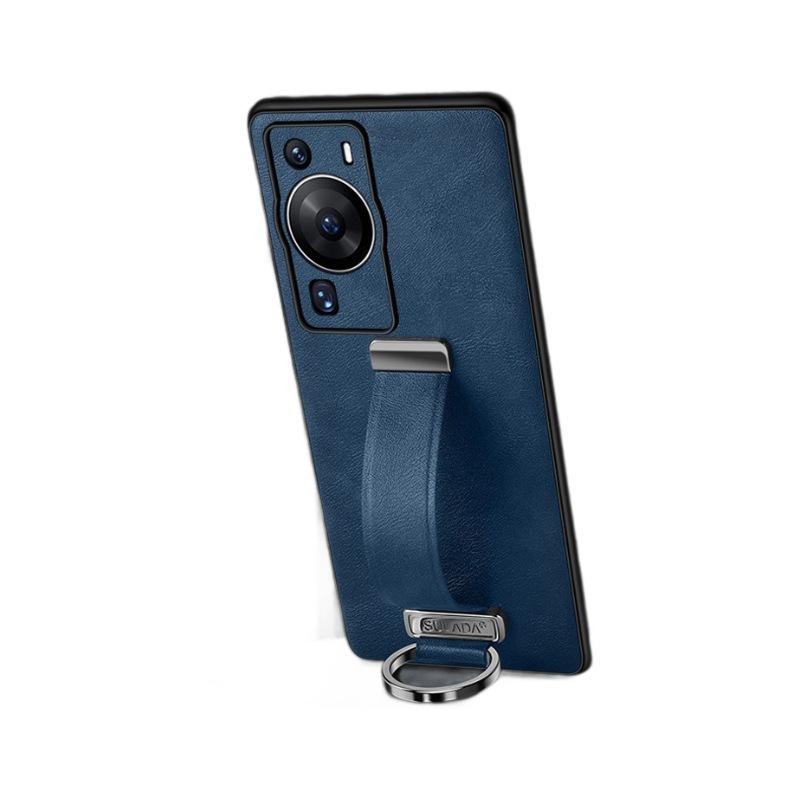 

Подходит для чехла для мобильного телефона Huawei Pura70pro, кольца-подставки, ремешка на запястье P70ultra, противоударного 70por, делового кожаного чехла Huawei Pura 70