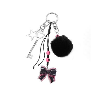 Braided Rope Keychain Bows Star Bag Pendant Charm Fashion Backpack Accessories for Handbag,Purse Decorations Gifts