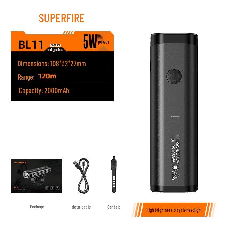 Shenhuo BL11 Anti-Glare USB Bike Light
