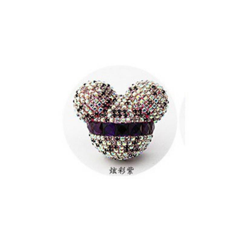 Rhinestone Mickey Car Air Vent Aromatherapy Clip Diamond Inlaid Car Air Conditioner Outlet Decoration