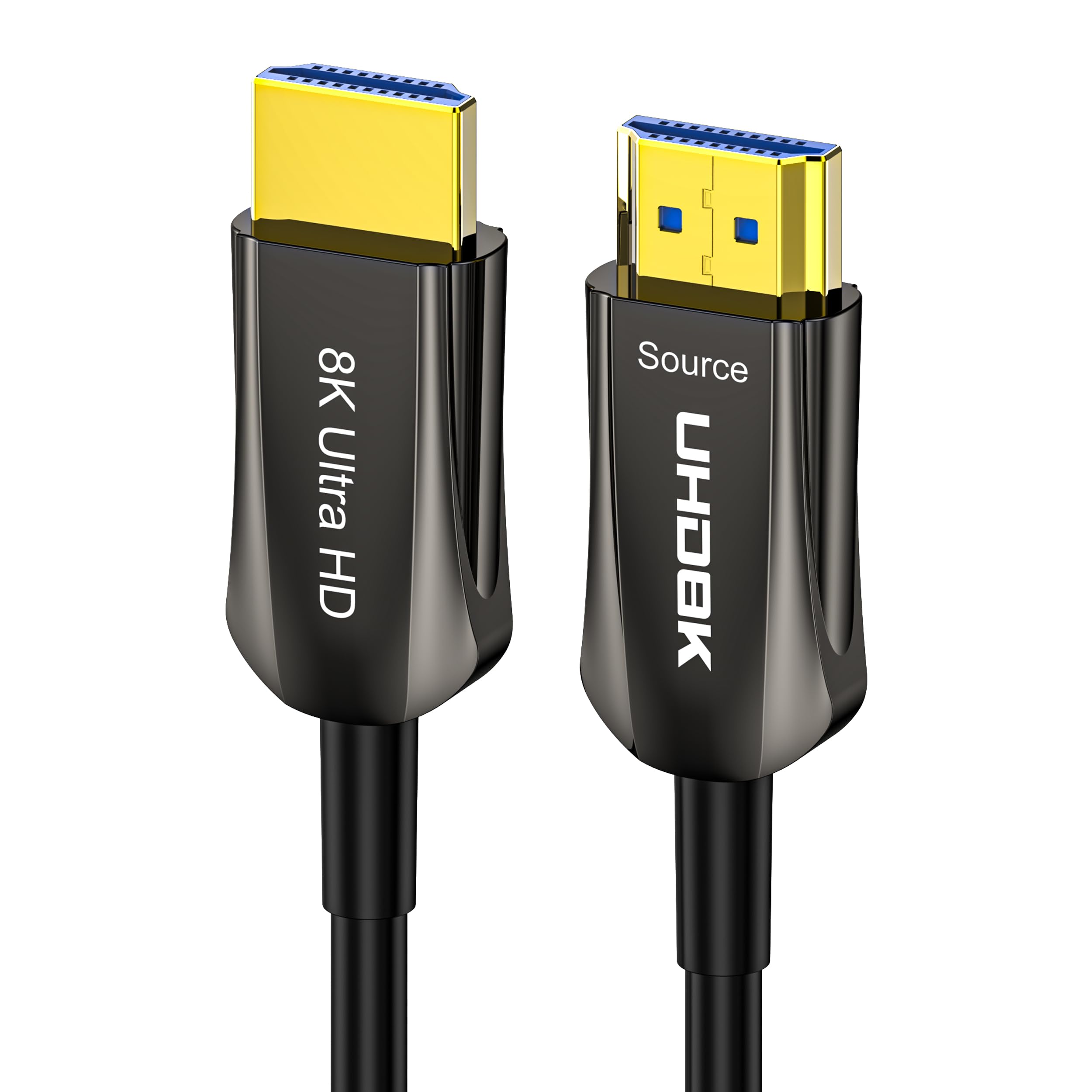 

8K оптоволоконний кабель HDMI 12 м 48 Гбіт/с надшвидкісний кабель HDMI eARC HDR Dolby Atmos HDCP 2.1 8K@60Hz 4K@120Hz Сумісний з чорний