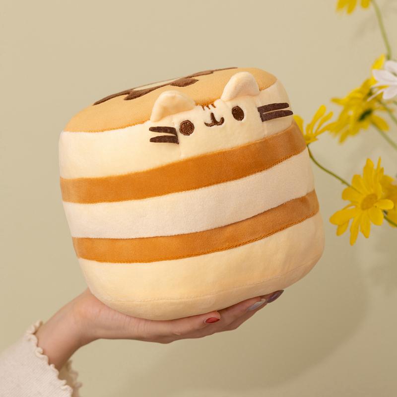 Cute Simulated Cat Doll Plush Toy Anime Cat Soft Home Decoration Tabletop Bedroom Decoration Kids Toy Series Accessories Gift
