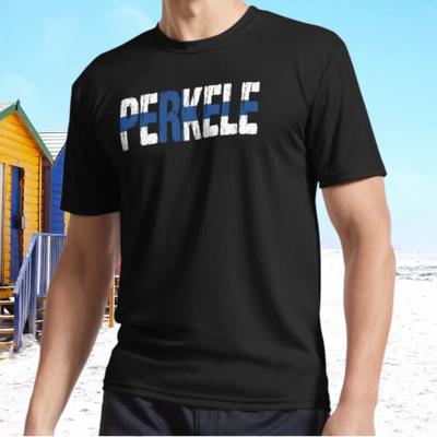 Nuova T-shirt Attiva Perkele Bandiera Finlandese Usurata Divertente Taglia S - 5XL
