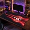 Tappetino per Mouse Grande Personalizzato Manchester United, Stampa Testo Nome Personalizzato, Tappetino da Scrivania Antiscivolo con Logo Calcio, Regalo per Gamer